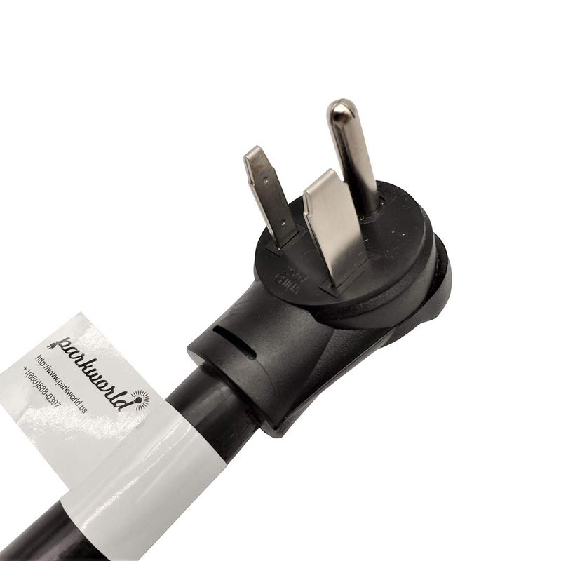 Park World بارك وورلد 61513 موصل 50A، سلك 6 قياس 240V قابس صناعي ذكر NEMA 6-50P إلى (2) موصلات أنثوية 6-50R، سلك موصل NEMA 6-50 Y بطول 3 أقدام، 6 AWG - Image 2